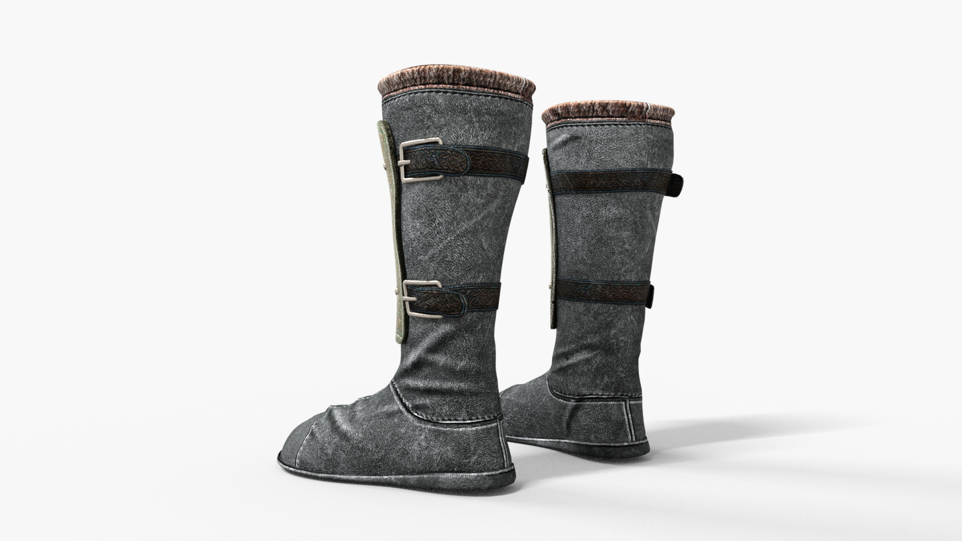 Persian Warrior Low-poly 3D model_7