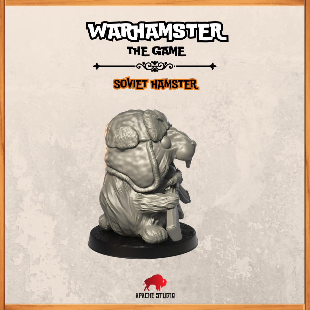 Warhamster The Game - Soviet Hamster 3D print model_2