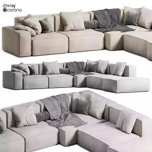 mario marenco arflex sofa 3D model