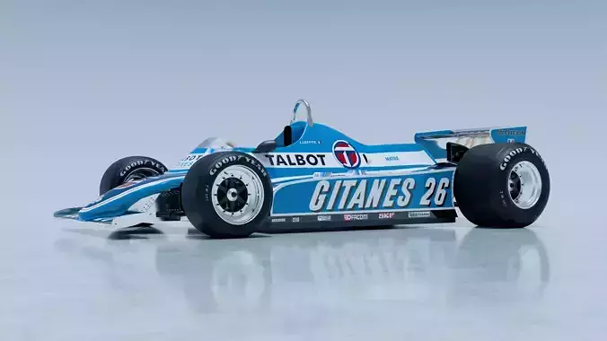 1981 Ligier JS17 Jacques Laffite