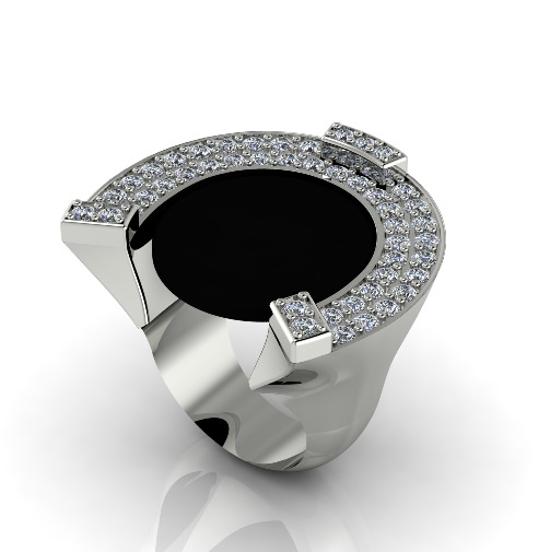 Ring Horseshoe N012985 3D print model_1