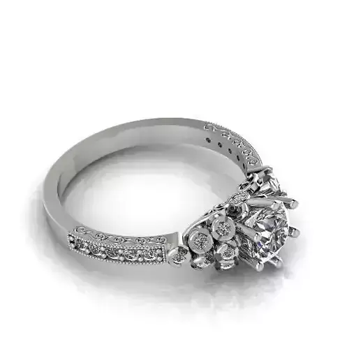 Ring with patterns N012980