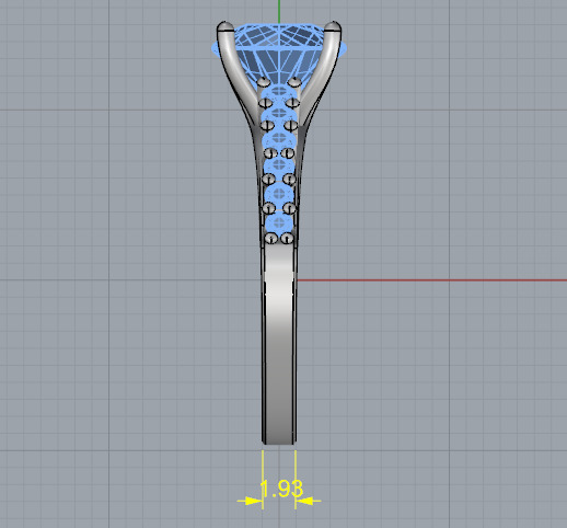 Soliter ring N012967 3D print model_7