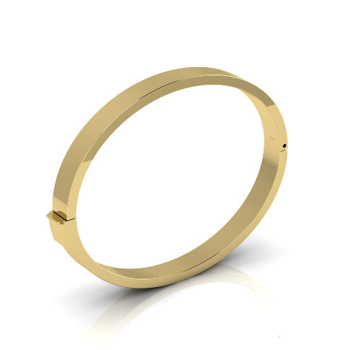 Bracelet without stones N012963 3D print model_1