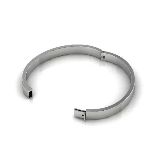 Bracelet without stones N012963 3D print model_0