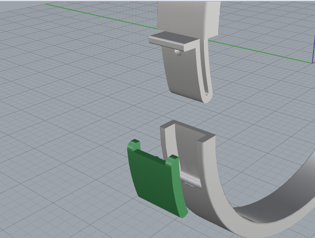 Bracelet without stones N012963 3D print model_5