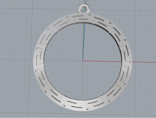 Pendant N012957 3D print model_2