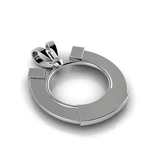 Horseshoe pendant N012954 3D print model_0