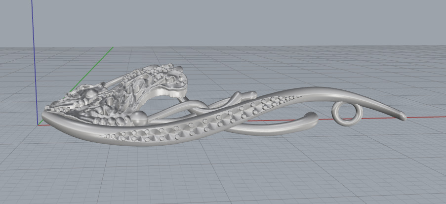 Pendant N012953 3D print model_3