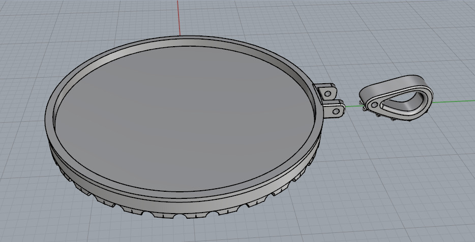 Pendant watch N012950 3D print model_4