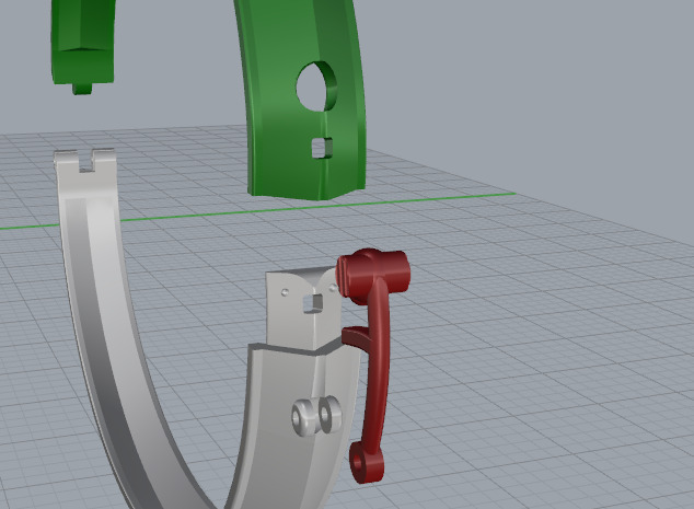 Bracelet without stones N012949 3D print model_3