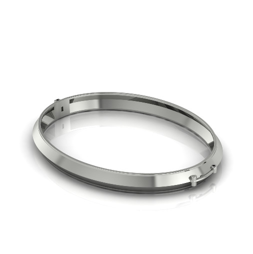 Bracelet without stones N012949 3D print model_1