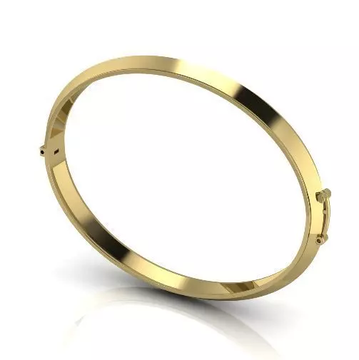 Bracelet without stones N012949 3D print model_0