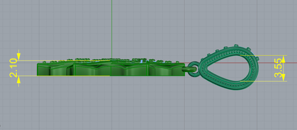 Star of David pendant N012940 3D print model_7