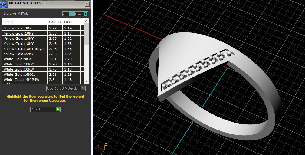 Triangle ring N013035 3D print model_9