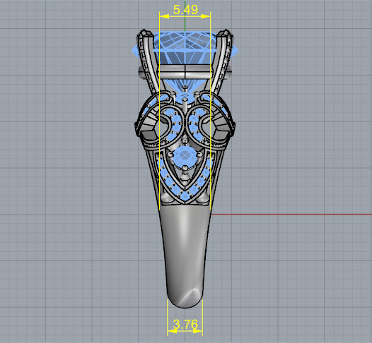 Ring with patterns N013033 3D print model_7