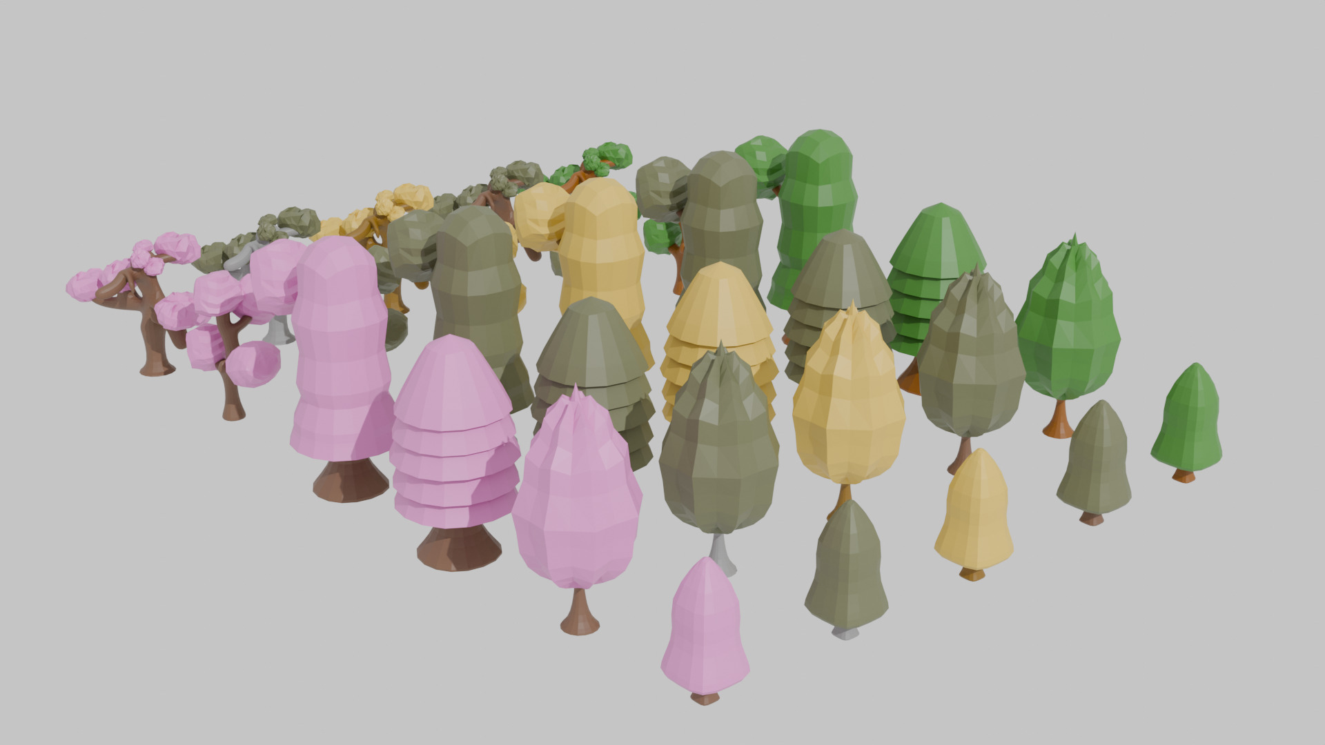 Free Tree Models Free low-poly 3D model_1