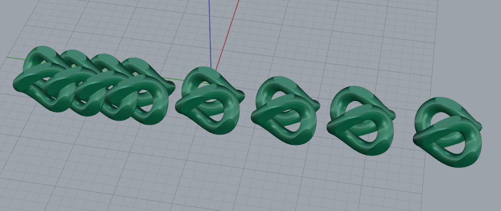 Chain link N013026 3D print model_5