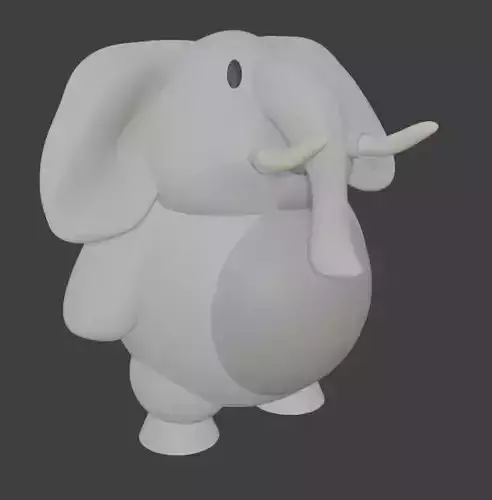 Stubby Animals - Elephant - SIGriffinModels