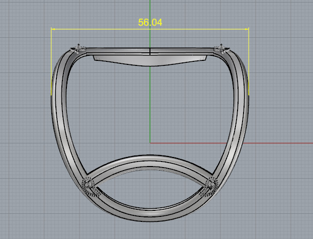 Bracelet Marquise N013007 3D print model_9