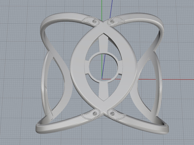 Bracelet Marquise N013007 3D print model_2