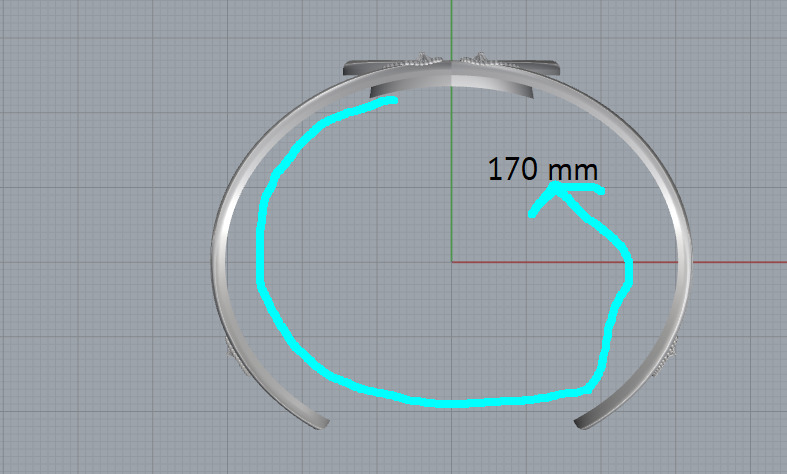 Bracelet Marquise N013007 3D print model_7