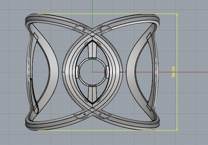 Bracelet Marquise N013007 3D print model_10