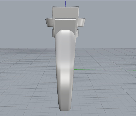 Soliter ring N013000 3D print model_4