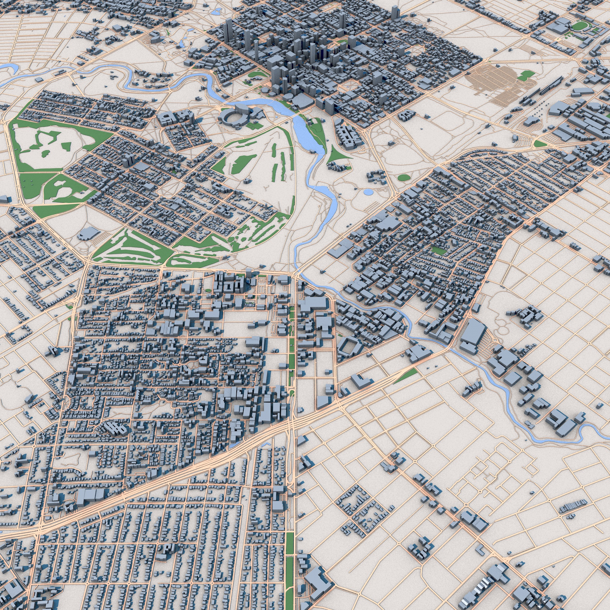 Adelaide City Australia 3D model_7