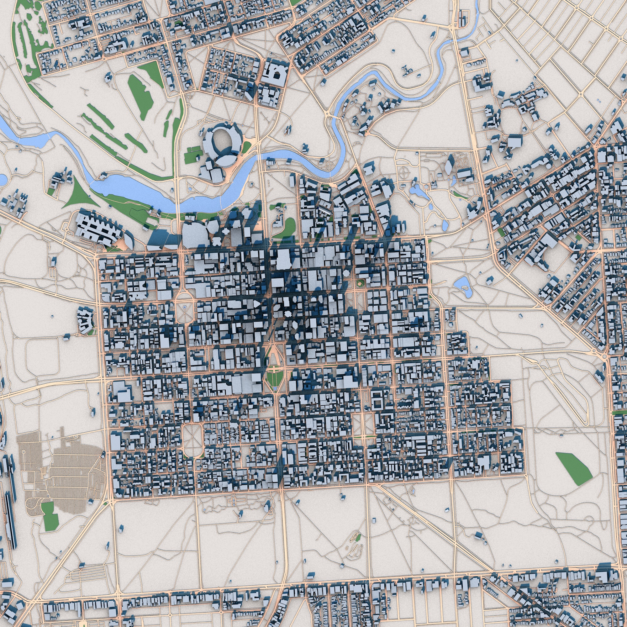 Adelaide City Australia 3D model_2