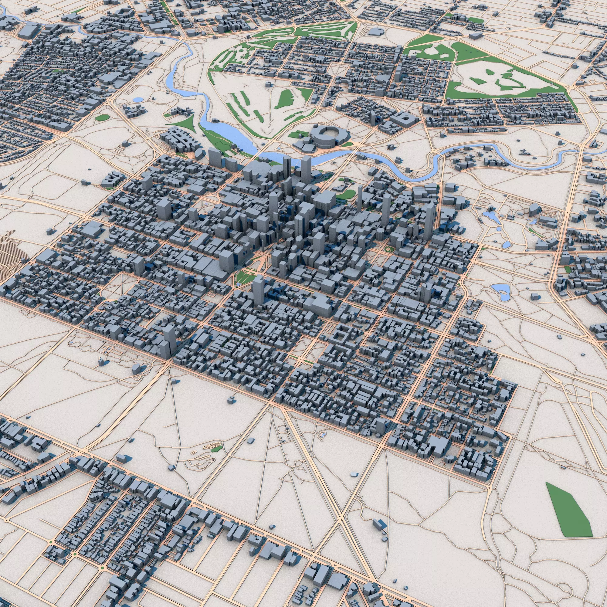 Adelaide City Australia 3D model_0