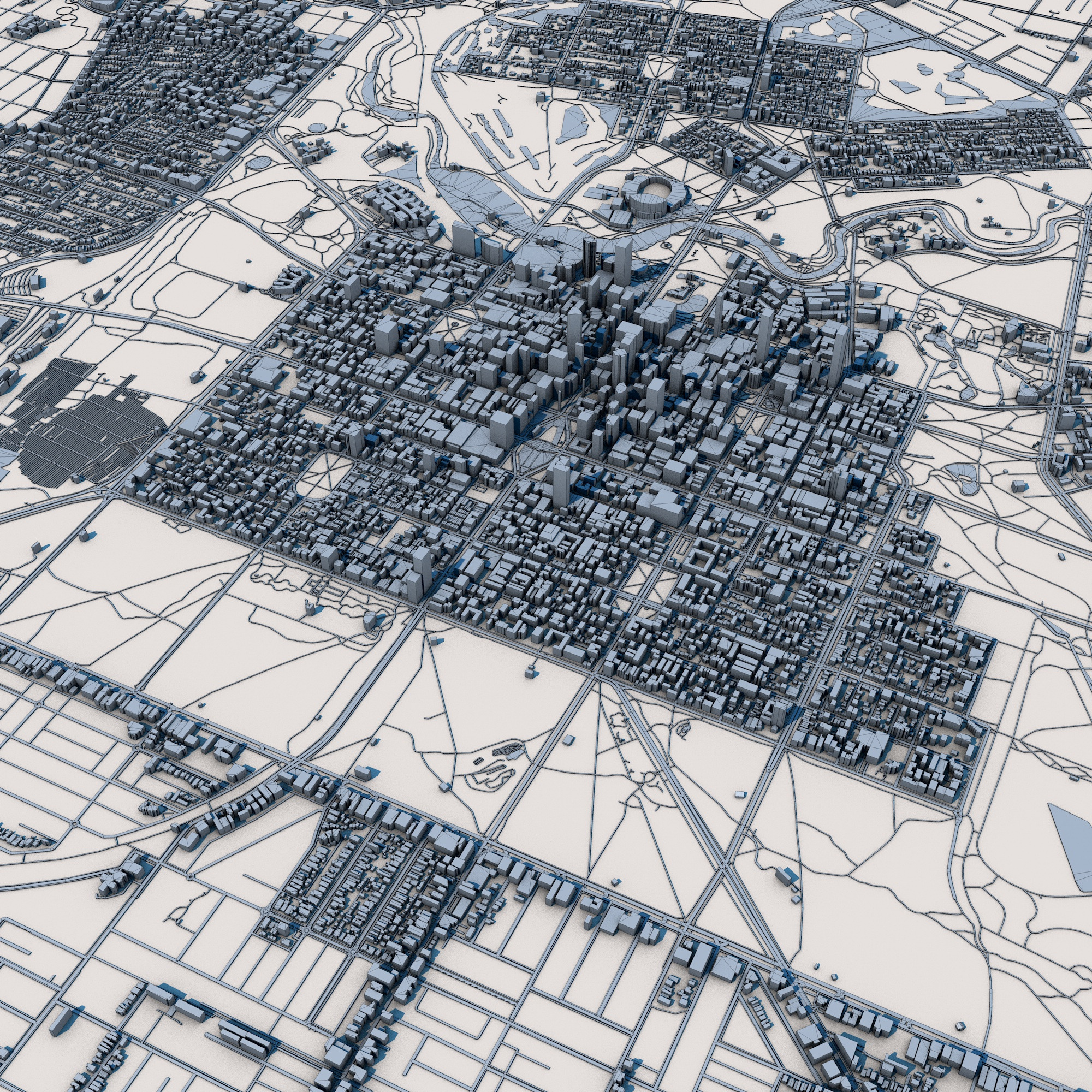 Adelaide City Australia 3D model_9