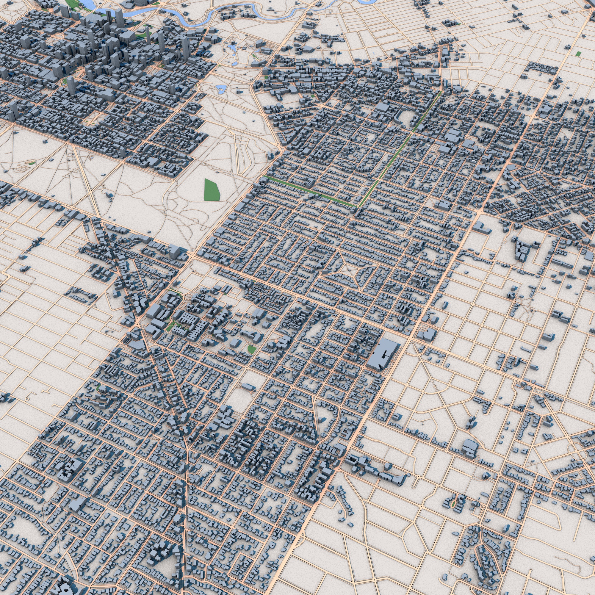 Adelaide City Australia 3D model_3