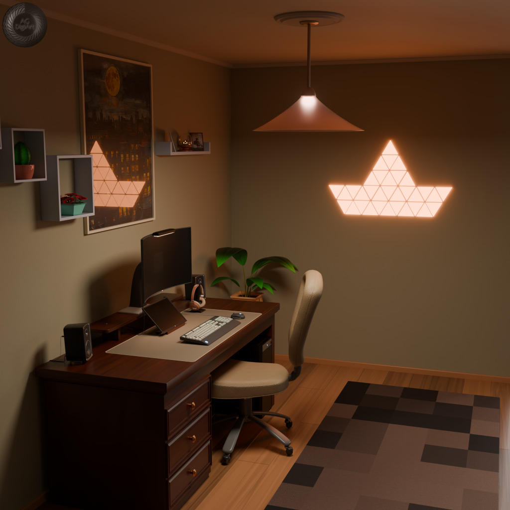 Luxury Desk Collection Vol 1 3D model_1