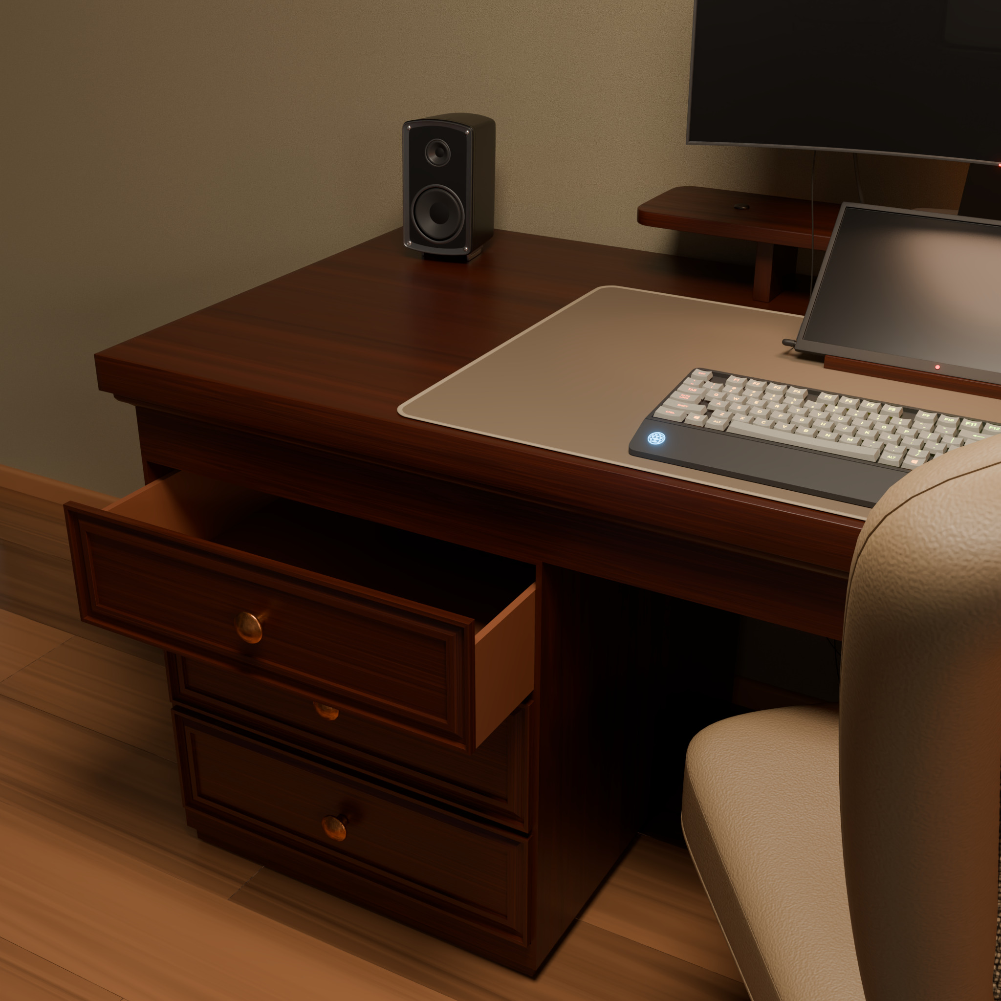Luxury Desk Collection Vol 1 3D model_9