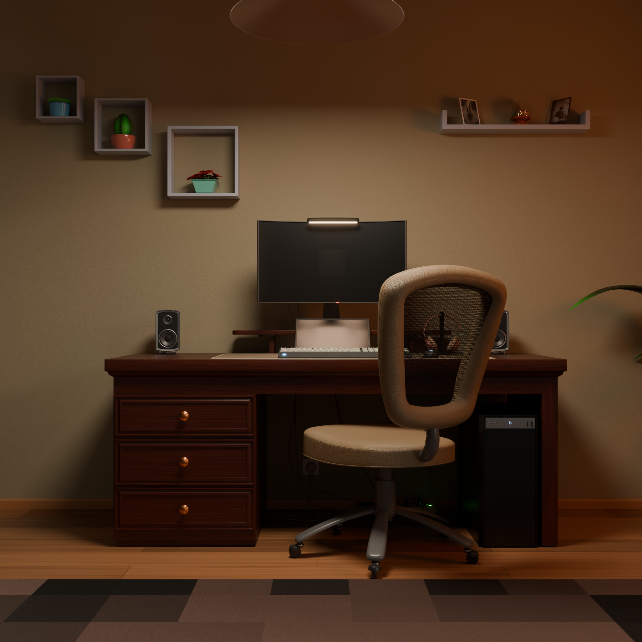 Luxury Desk Collection Vol 1 3D model_10