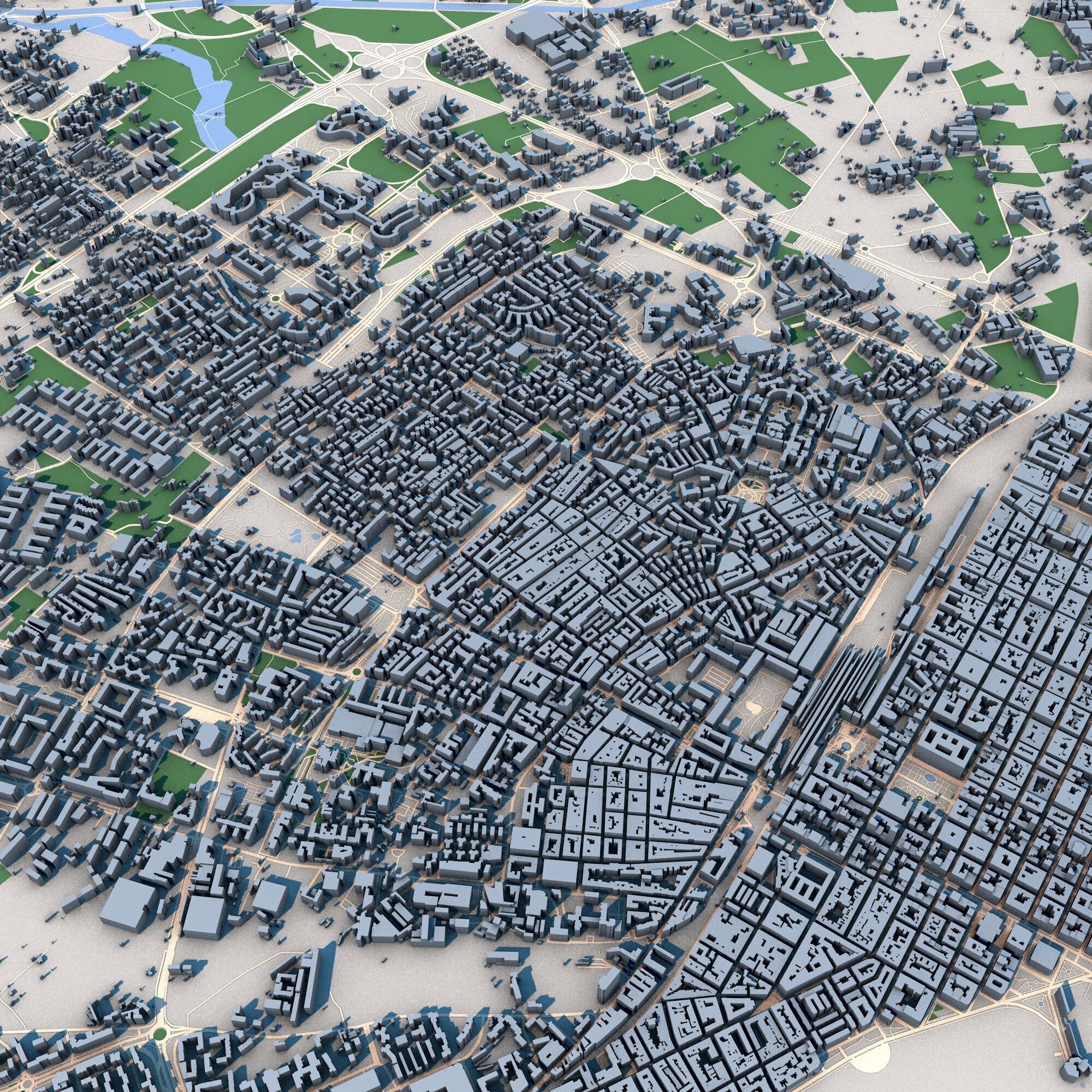 Bari City Italy 3D model_6