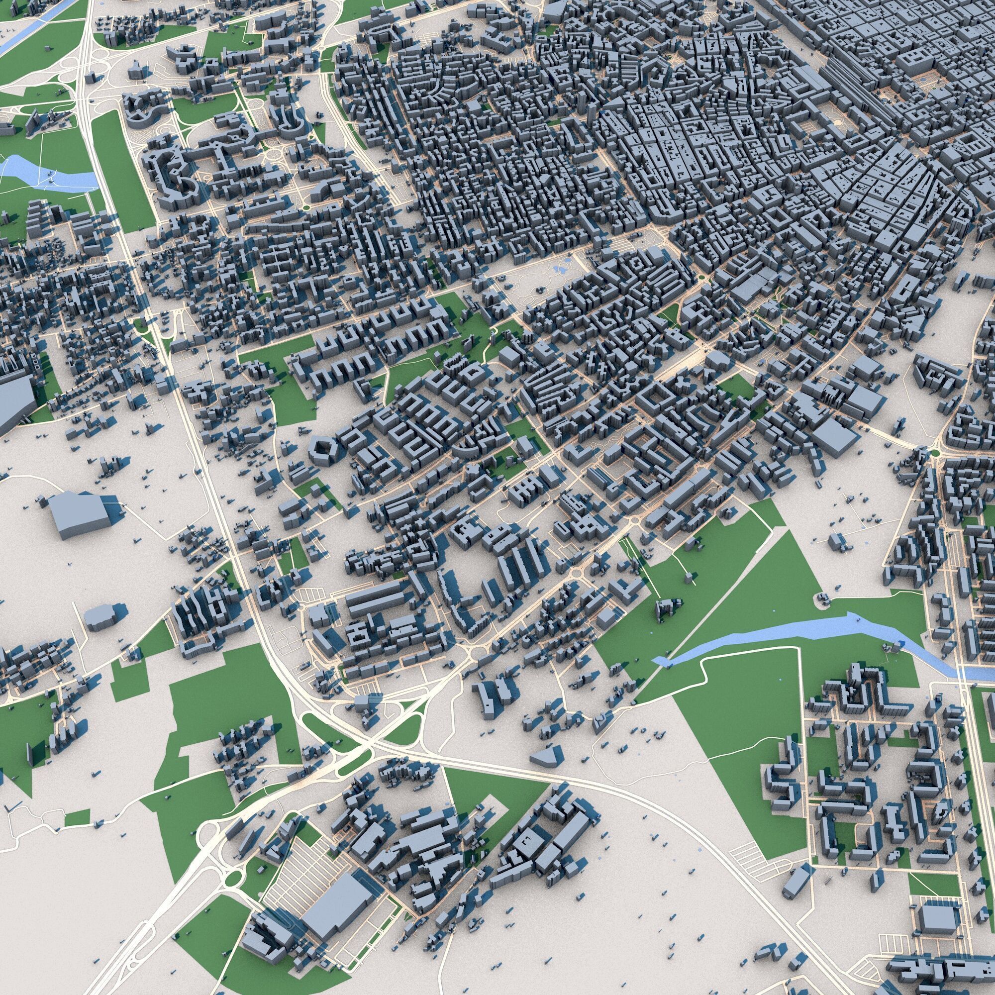 Bari City Italy 3D model_5