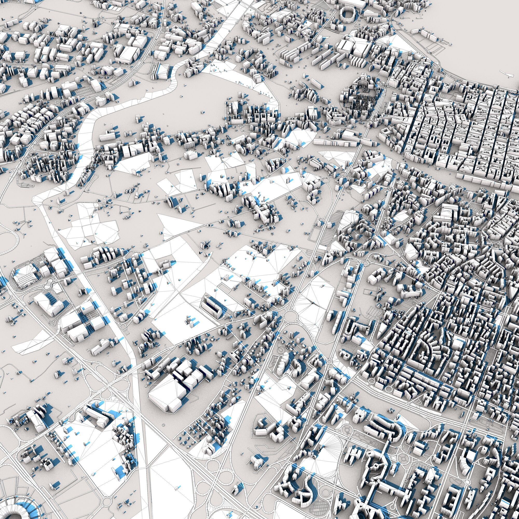 Bari City Italy 3D model_11