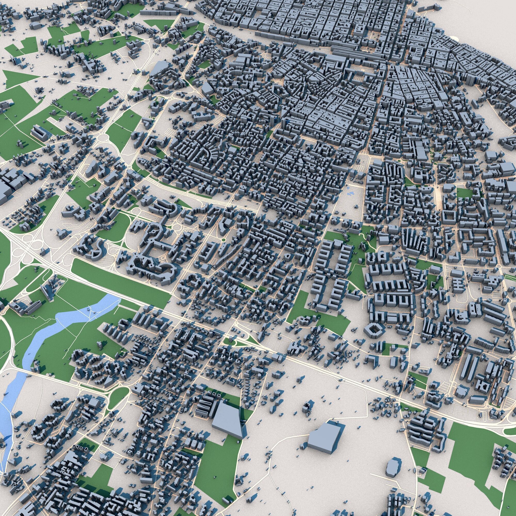 Bari City Italy 3D model_4