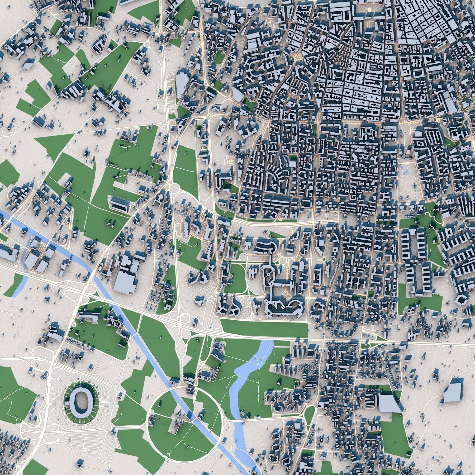 Bari City Italy 3D model_2