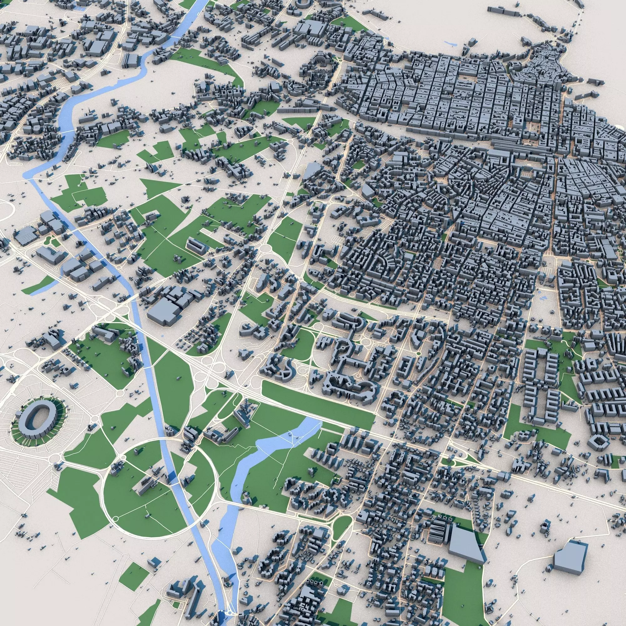 Bari City Italy 3D model_0