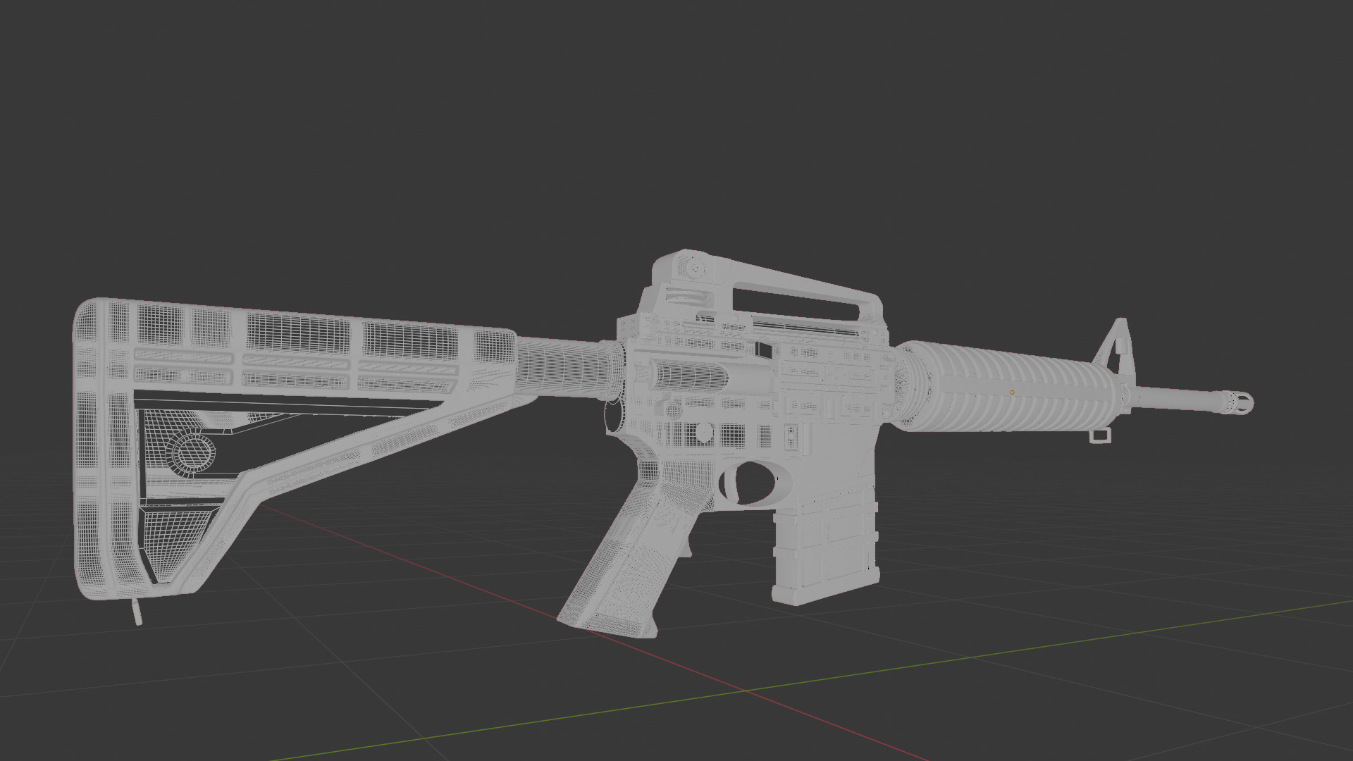 M4A1 Rifle High Quality 3D model_11