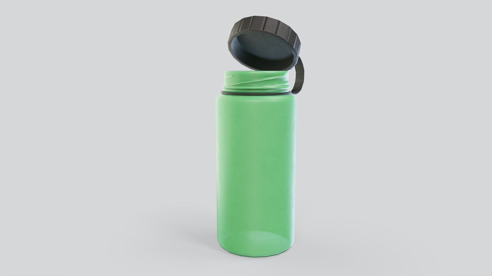 Drinking Bottle Low-poly 3D model_5