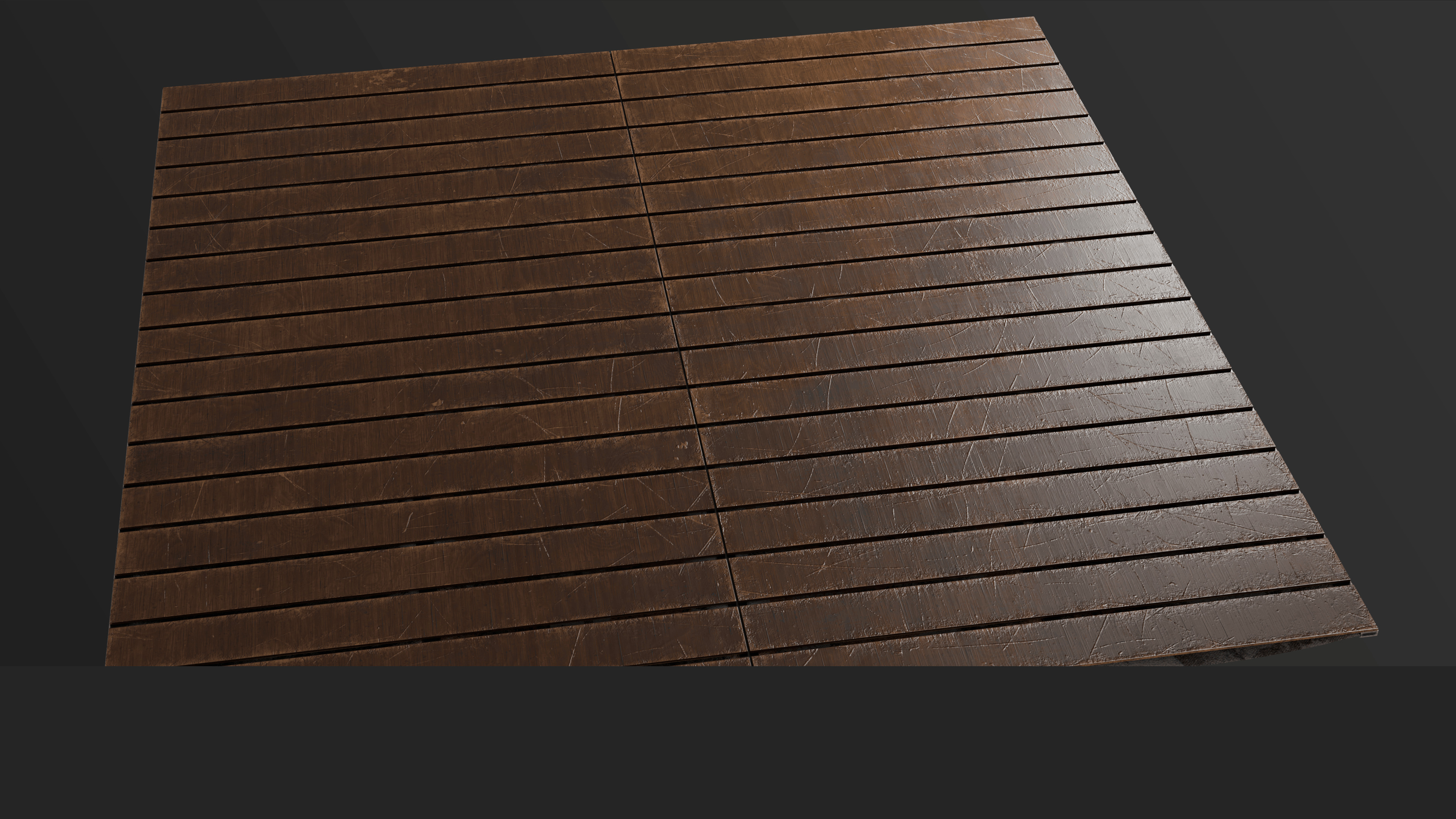 Abandoned Ceiling Panel - Game Ready Low-poly 3D model_6