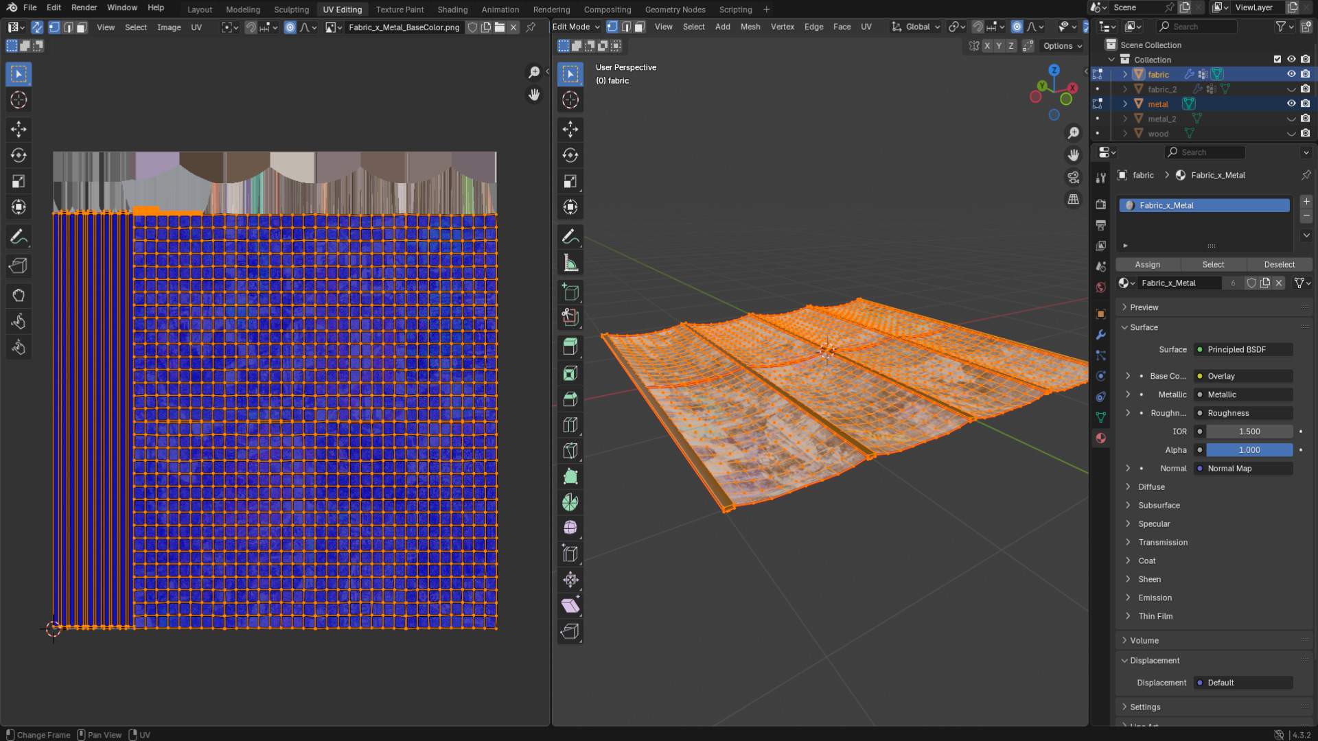 Abandoned Ceiling Panel - Game Ready Low-poly 3D model_9
