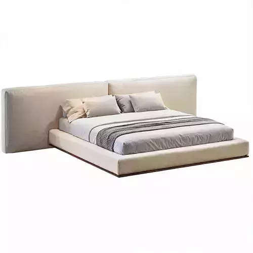 Brera Double Bed by Poliform 3D model