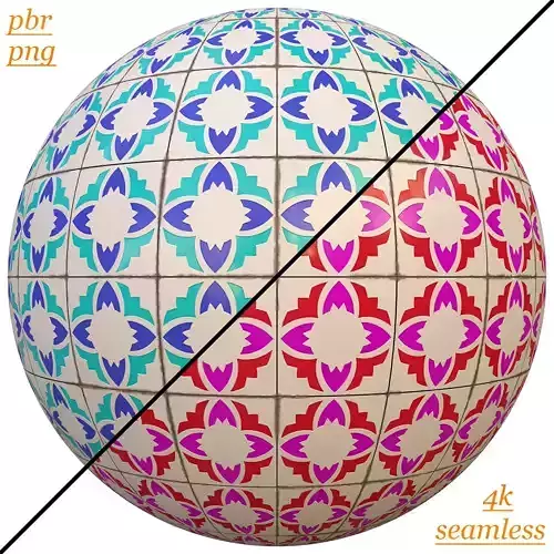 tile patterned 41-seamless-4k-pbr-png Texture