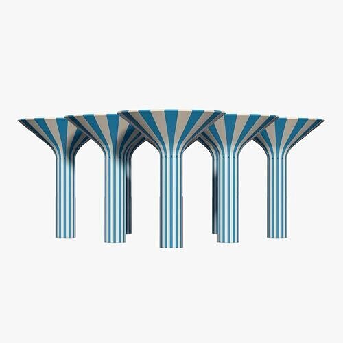 Adailiya Water Towers Park 3D model