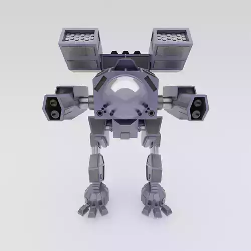 Madcat War Robot Free 3D model
